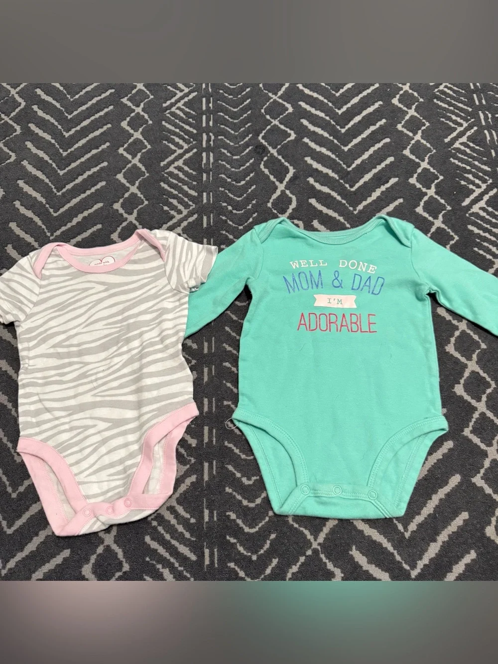 Baby girl onesie set